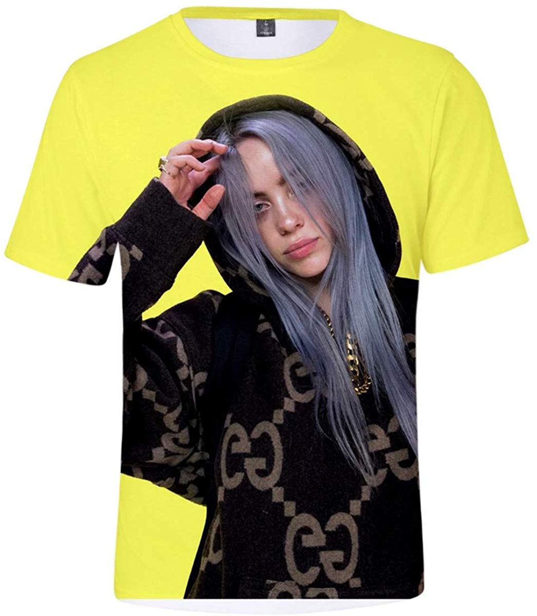 3D Print Shirt Causual Tops Short Sleeve T Shirts for Fans Women Men and Teen E00606