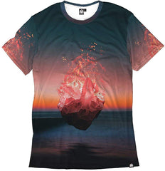 Men's Casual Short Sleeve Vibrant Tee Shirts Pure Mourning