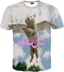 Unisex 3D Creative Cat Printed Short Sleeve T Shirts Al067 58