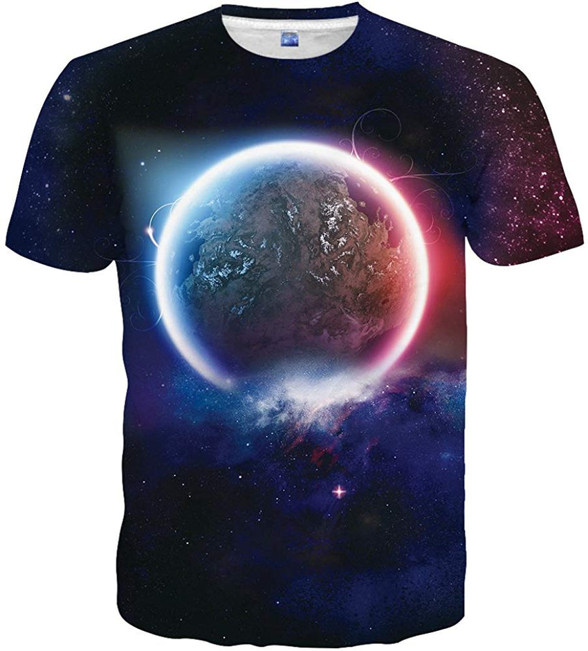 Unisex Casual 3D Printed T Shirts Short Sleeve Tops Tees Style 41