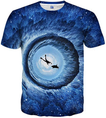 Unisex Casual 3D Printed T Shirts Short Sleeve Tops Tees Style 48