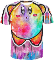 Mens O Neck 3D Digital Print Cute Colorful Queers Short Sleeve Summer T Shirts Nature