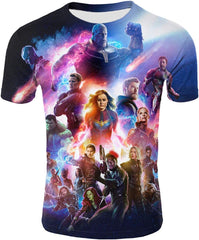 Mens 3D Avenger's Endgame Commemorate T Shirt Avstee9