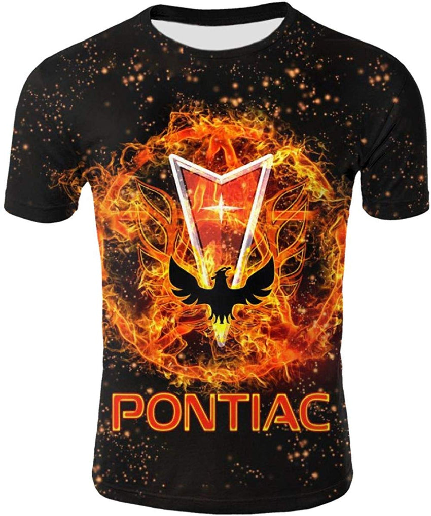 Men's Pontiac Trans Am Firebird Short Sleeve T Shirt Black2