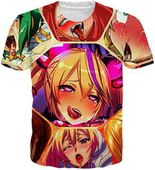 Mens T Shirts 3D Graphic Short Sleeve Tees Funny Printed Summer Tops A10