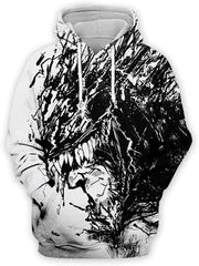 3D Unisex 3D Printed Spiderman Venom Villain Skull T shirt Funny Oldmen 