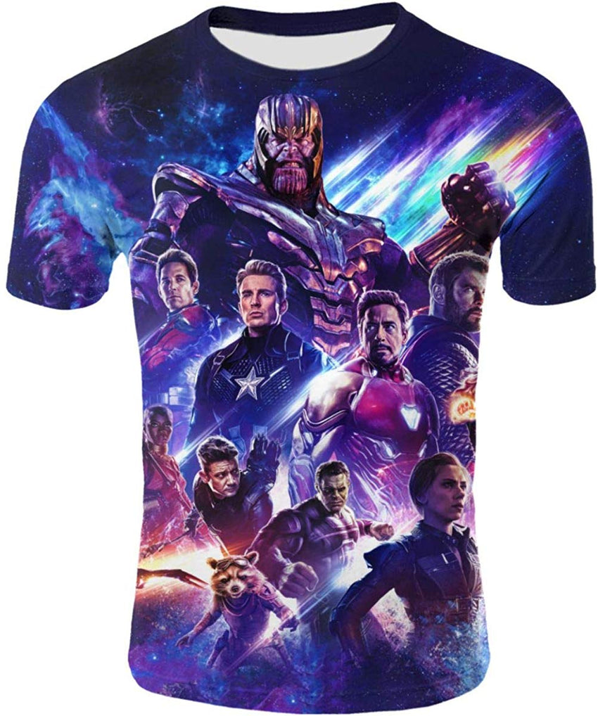 Mens 3D Avenger's Endgame Commemorate T Shirt Avstee30