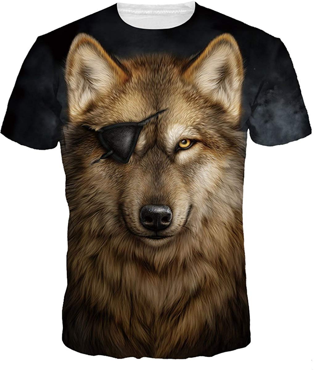 Unisex T Shirts Casual Fashion 3D Printed Short Sleeve Shirts Patten 10