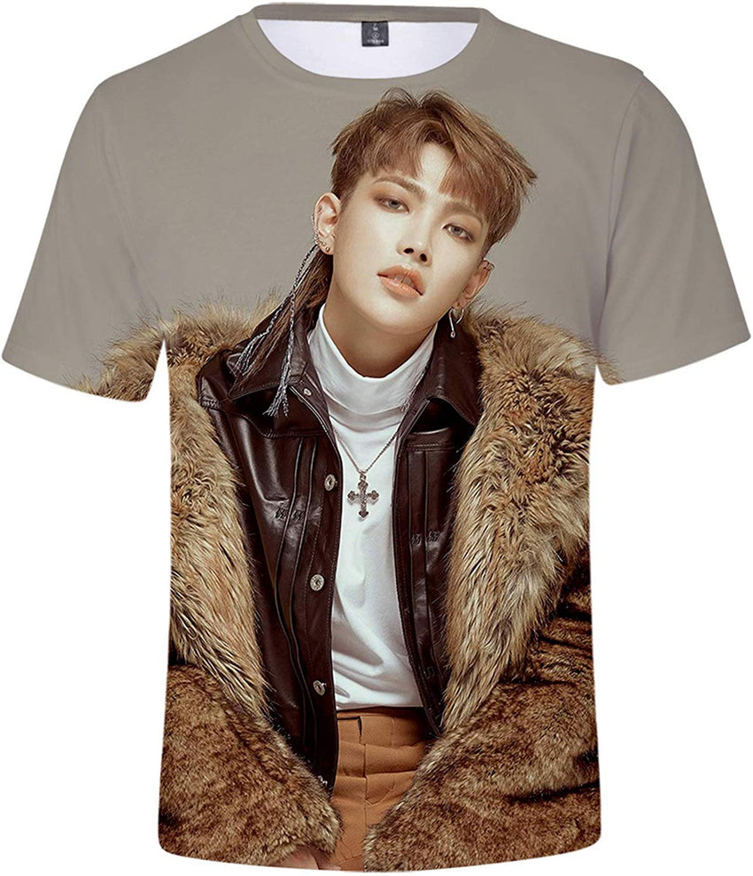 Kpop ATEEZ Zero to One 3D Digital Print Hong Joong Seong HWA Yun Ho Yeo S ANG Min Gi Woo Young Jong Ho T Shirt Top B