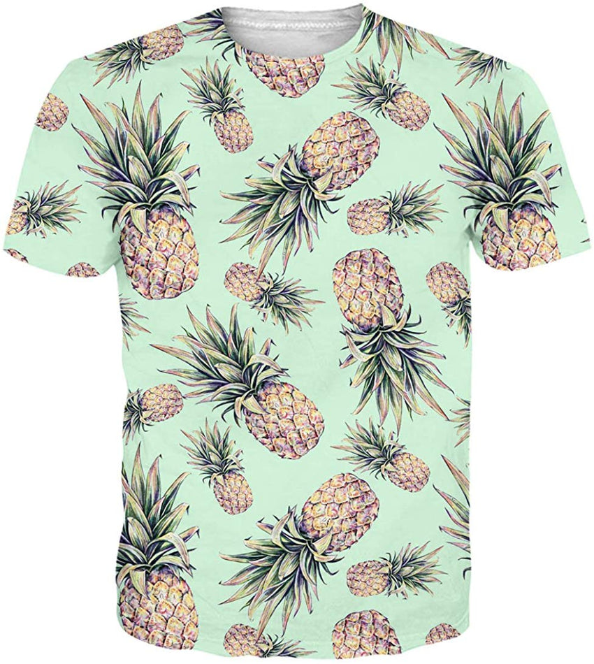 Men Women 3D Novelty Graphic T Shirts Short Sleeve Crewneck Tie Dye Tee Tops for Casual 03#