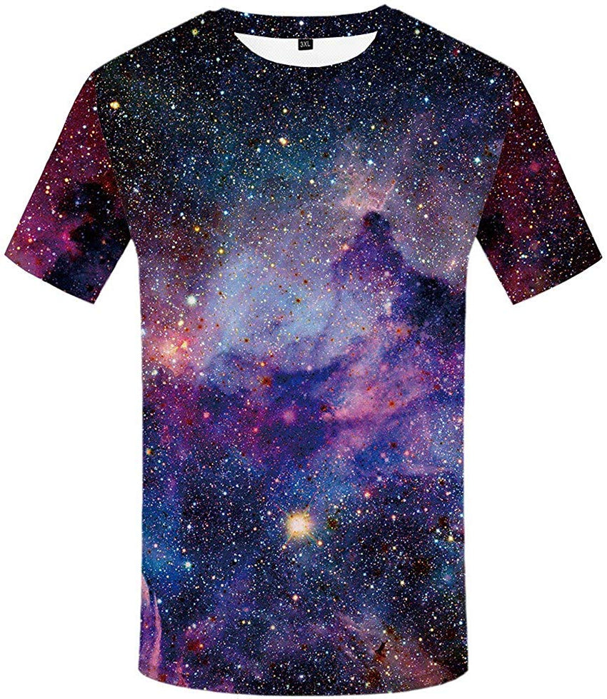 Galaxy T Shirt Universe T Shirt Space T Shirts for Men Nebula Tshirts 3D Tee Galaxy T Shirt