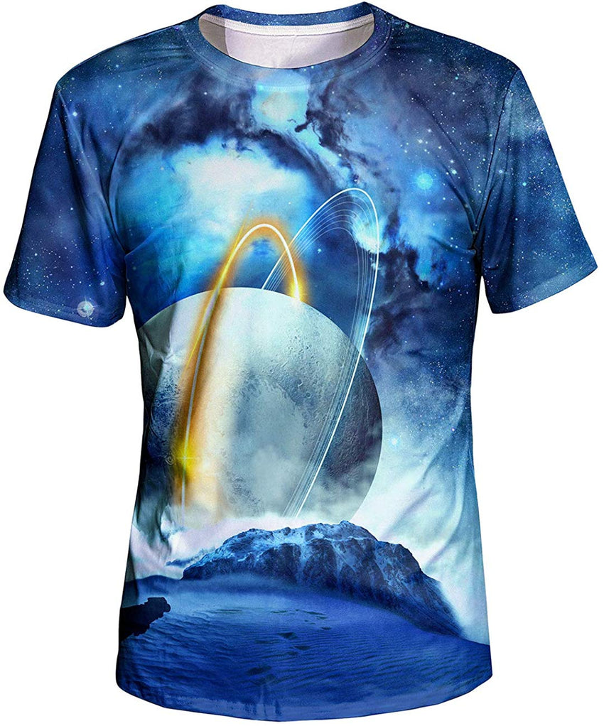 Unisex 3D Graphic T Shirt Colorful Design Short Sleeve Crewneck Digital Tee for Young Design21
