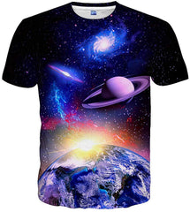 Unisex Casual 3D Printed T Shirts Short Sleeve Tops Tees Style 5