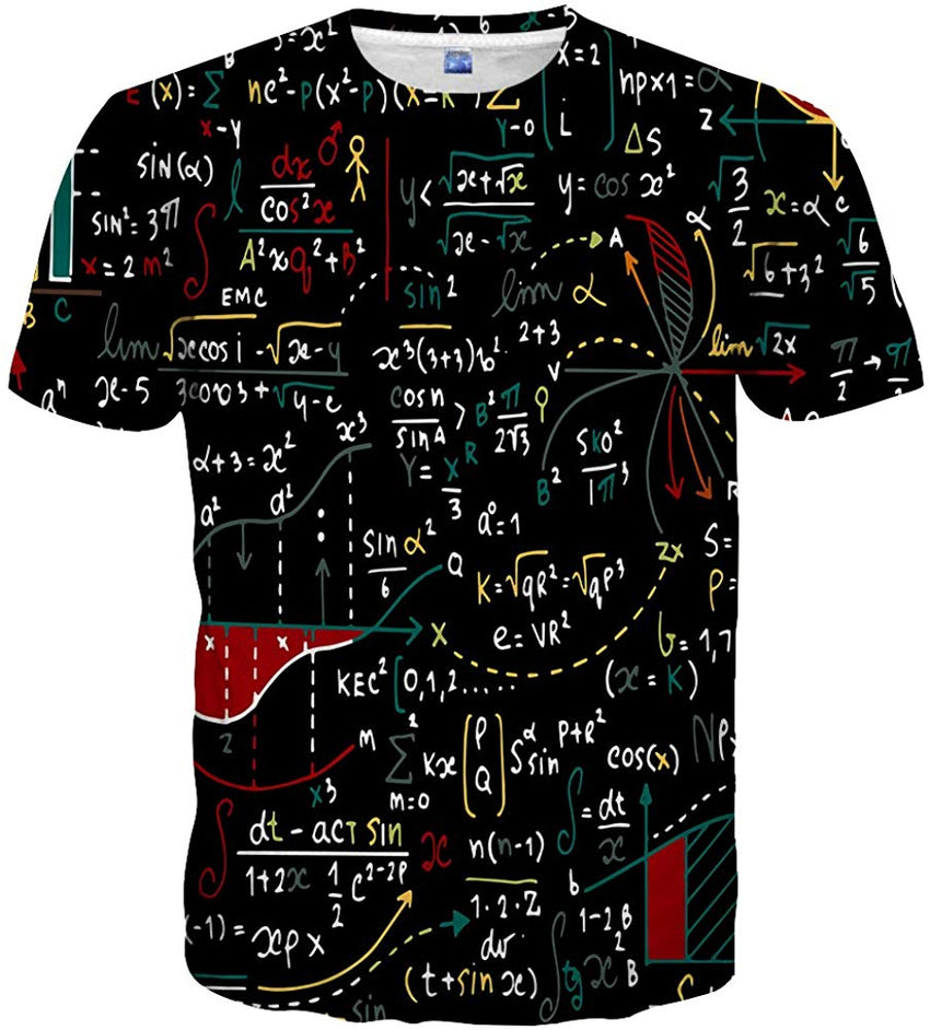 Unisex 3D Colorful Print Graphic Tee Shirts for Men Women and Teens Style73