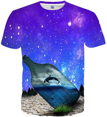 Unisex 3D Printed Short Sleeve Top T Shirts Style 9
