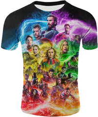 Mens 3D Avenger's Endgame Commemorate T Shirt Avstee39