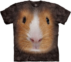 Men's Guinea Pig Face T Shirt Black