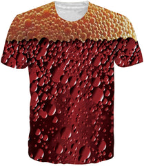Unisex 3D Printed Pattern Short Sleeve T Sleeve Cool Graphic Tees Top Bubble 2