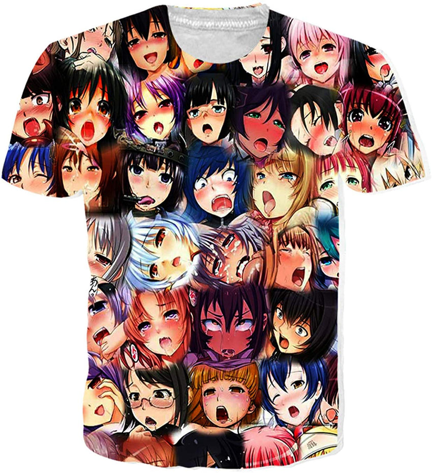 Mens T Shirts 3D Graphic Short Sleeve Tees Funny Printed Summer Tops A2