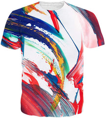 Men Casual Shirts Sexy Women Printing 3D T Shirt Colorful