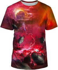 Unisex 3D Realistic Printed Casual Short Sleeve T Shirts Black27