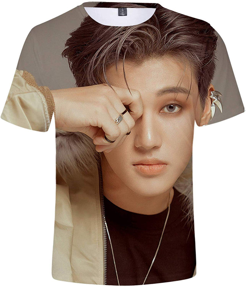 Kpop ATEEZ Zero to One 3D Digital Print Hong Joong Seong HWA Yun Ho Yeo S ANG Min Gi Woo Young Jong Ho T Shirt Top D