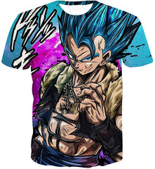 Men Dragon Ball 3D Print Short Sleeve Pullover Regular Fit T Shirt Color 24