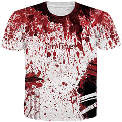 Unisex 3D Printed Funny T Shirts Casual Cool Summer Short Sleeve Tees 2019 Blood