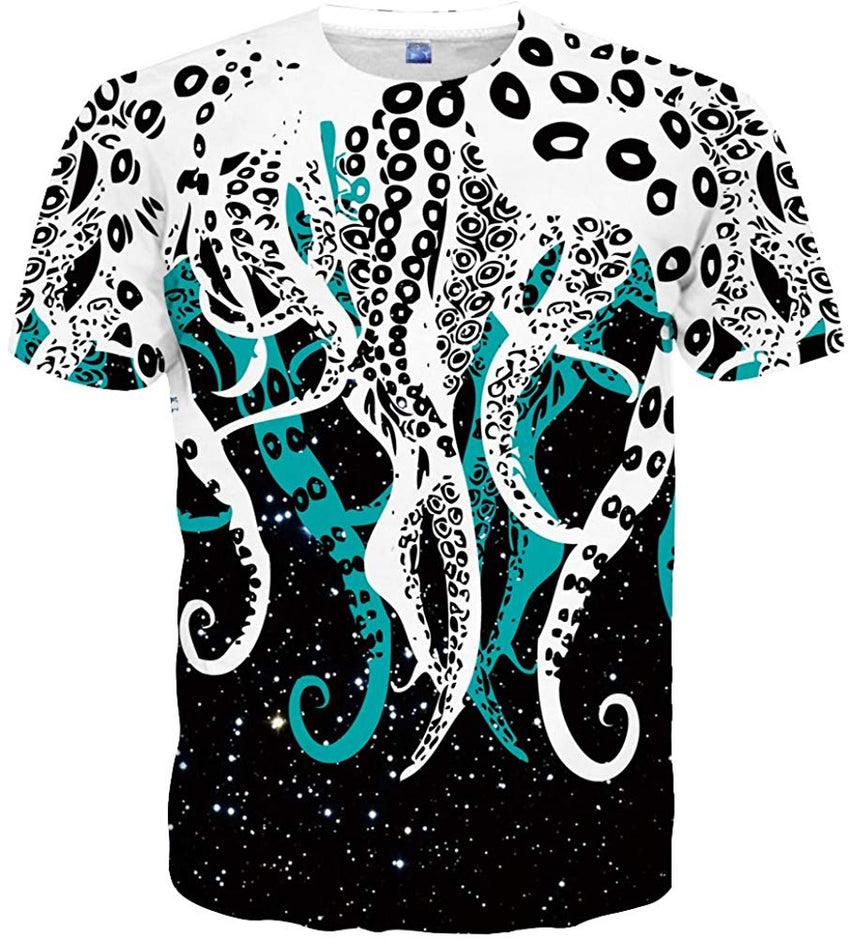 Unisex Casual 3D Printed T Shirts Short Sleeve Tops Tees Style 44