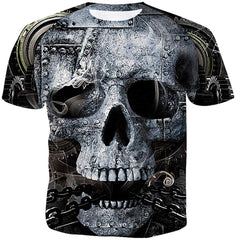 Unisex Casual Cool 3D T Shirts Summer Fashion Shirts Skull 1