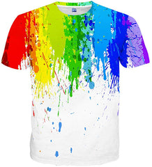 Unisex 3D Colorful Print Graphic Tee Shirts for Men Women and Teens Style80