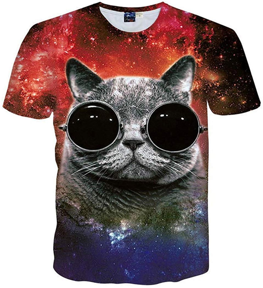 3D Print Shirt Hipster Unisex Men Women Clothing Tops Swag T Shirt Multicoloured