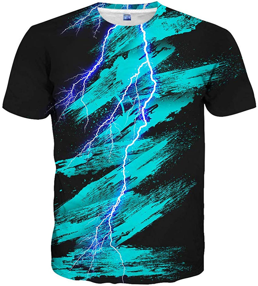 Unisex Casual 3D Printed T Shirts Short Sleeve Tops Tees Style 43