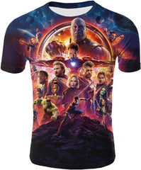Mens 3D Avenger's Endgame Commemorate T Shirt Avstee6