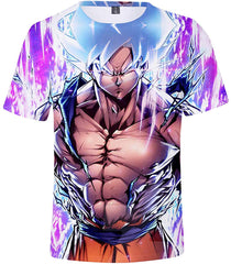 Men Dragon Ball 3D Print Short Sleeve Pullover Regular Fit T Shirt Color 18
