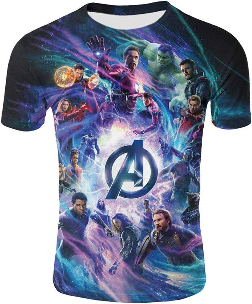 Mens 3D Avenger's Endgame Commemorate T Shirt Avstee23