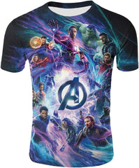 Mens 3D Avenger's Endgame Commemorate T Shirt Avstee23