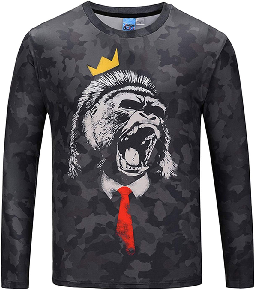 Unisex Casual Long Sleeve All Over Print T Shirt Ag006 13