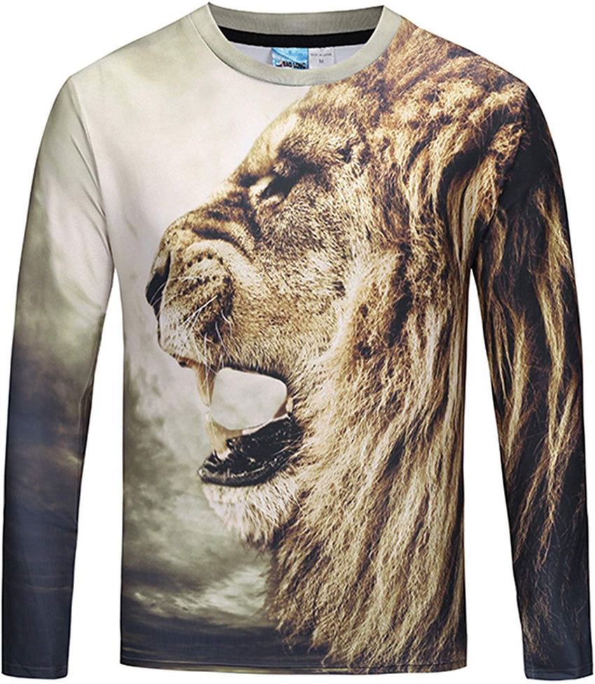 Unisex Casual Long Sleeve All Over Print T Shirt Ag006 09