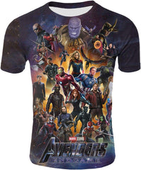 Mens 3D Avenger's Endgame Commemorate T Shirt Avstee18