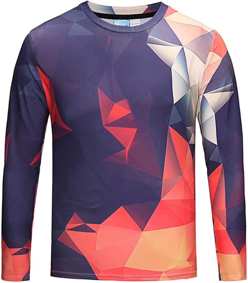 Unisex Casual Long Sleeve All Over Print T Shirt Ag006 03