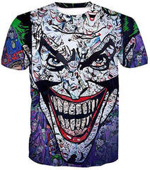 Unisex Casual Cool 3D T Shirts Summer Fashion Shirts Joker 5