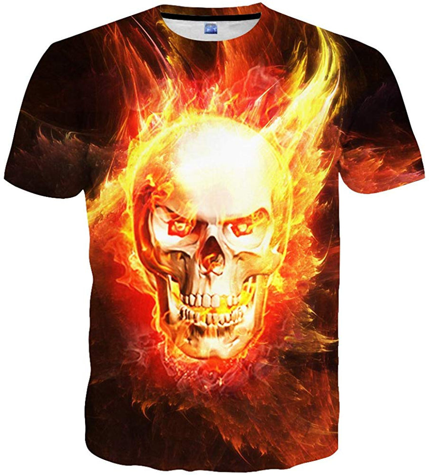 Unisex Casual 3D Printed T Shirts Short Sleeve Tops Tees Style 36