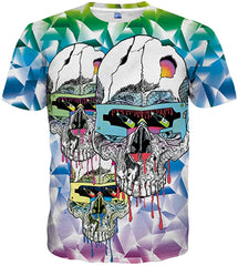 Unisex 3D Colorful Print Graphic Tee Shirts for Men Women and Teens Style 60
