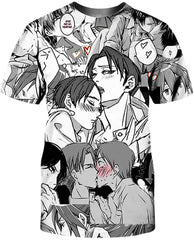 Ahegao Printed T Shirt 3D Printed Short Sleeve Venom Unisex A 02 dx