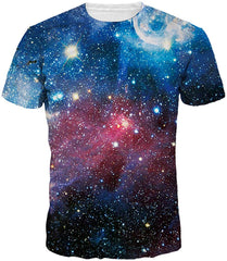 Unisex 3D Cartoon Printed T Shirt Short Sleeve Funny Couple Tees Star