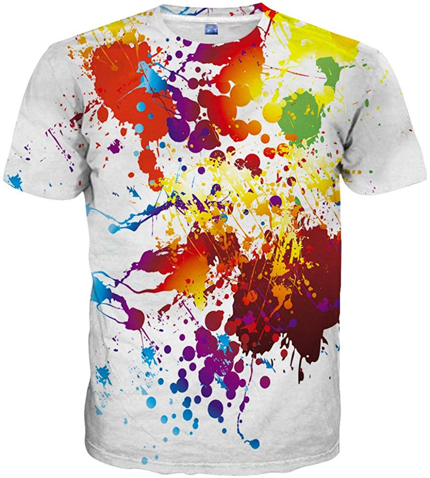 Mens Womens Graphic T Shirts Unisex 3D Printed Short Sleeve Shirts Tops Style 32