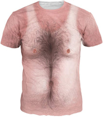 Men's O Neck 3D Digital Print Cartoon Animal Design Lovers' Short Sleeve Summer T Shirts Pinkwhite
