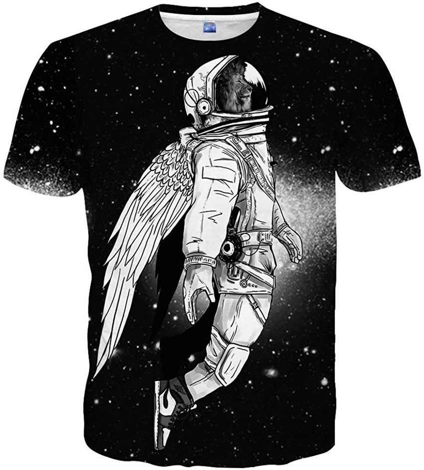 Unisex 3D Colorful Print Graphic Tee Shirts for Men Women and Teens Style 45