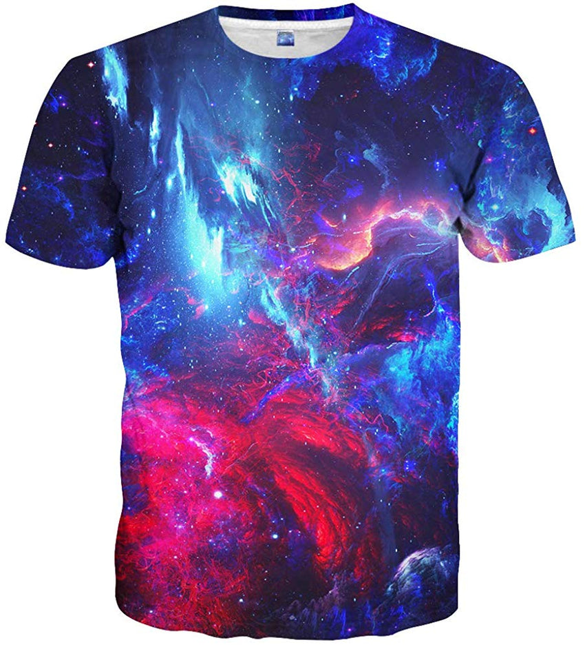 Unisex 3D Print Tshirts Short Sleeve Cool Graphic Tees for Women Men Style45